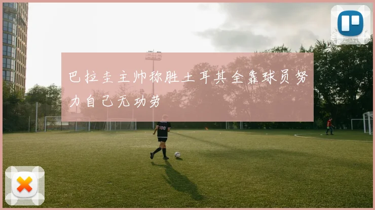 巴拉圭主帅称胜土耳其全靠球员努力自己无功劳